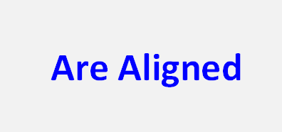 Are Aligned